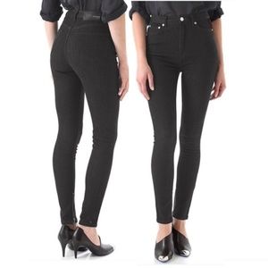 BLK DNM black skinny jeans Size 26 Tall